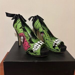Iron Fist Zombie Stompers Platform Heels